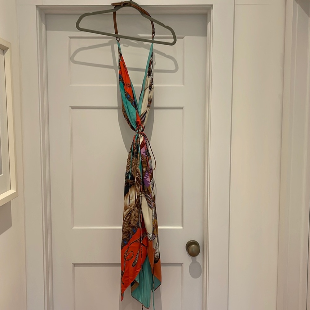 NWT Ralph Lauren Blue Label Scarf Dress - Size 6